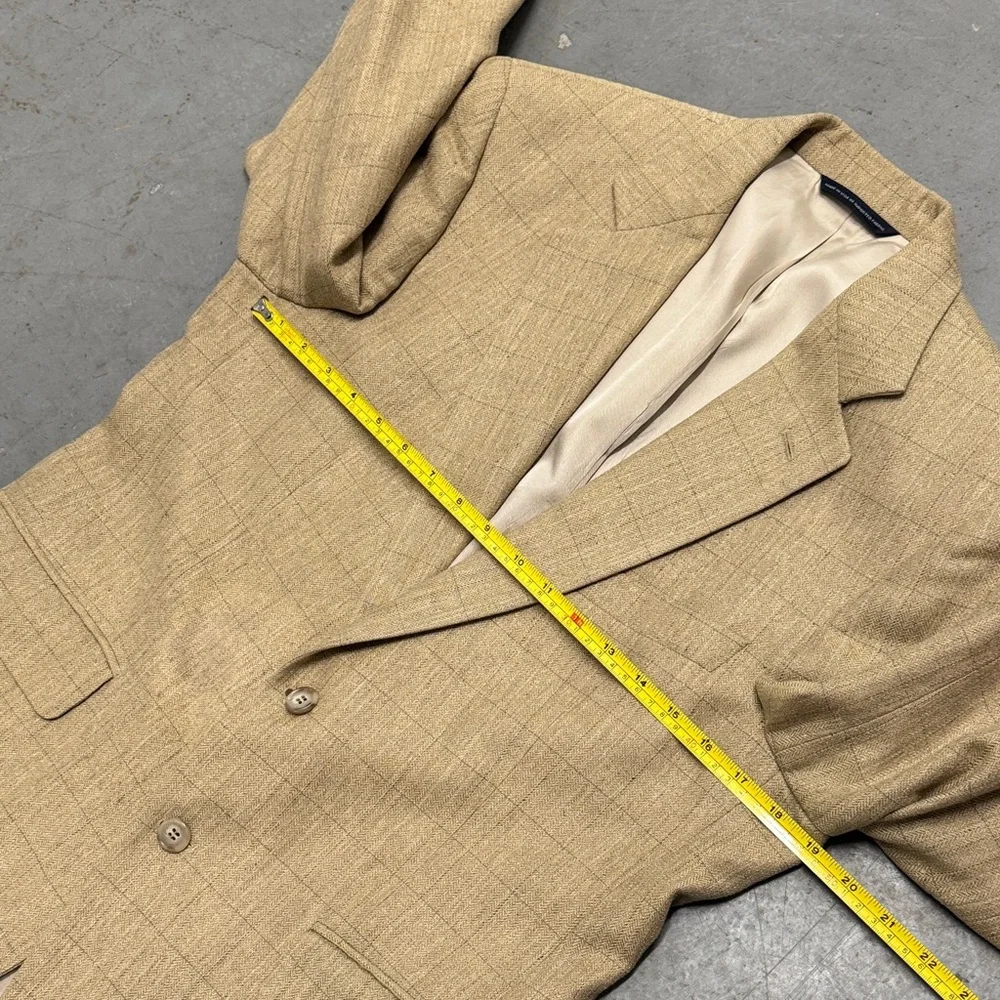 Brooks Brothers Beige Checkered Blazer 38S